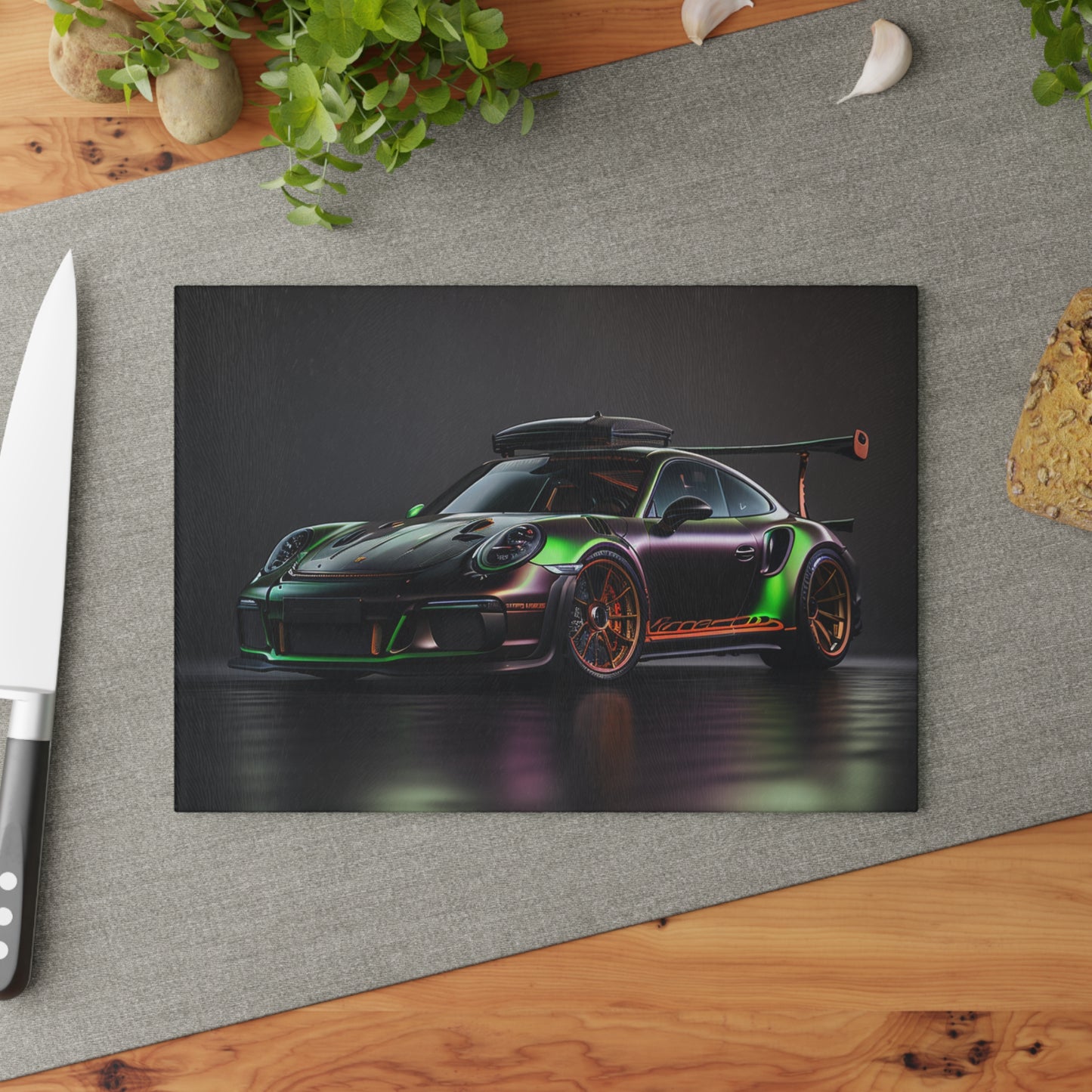 Glass Cutting Board Porsche Color 2