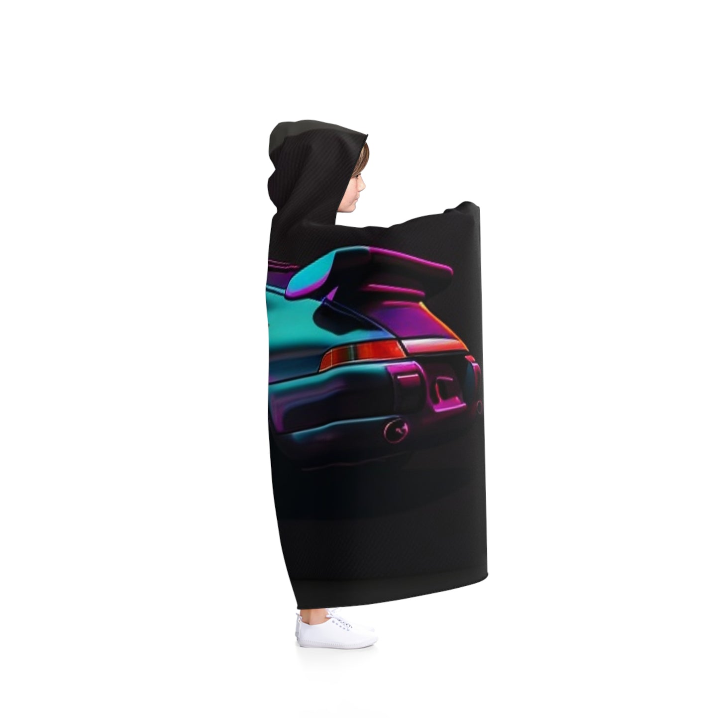 Hooded Blanket Porsche Purple 2