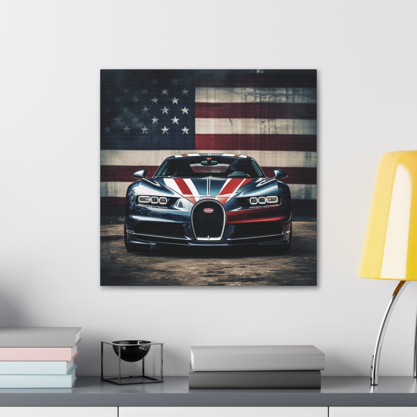 Canvas Gallery Wraps Bugatti Flag 2