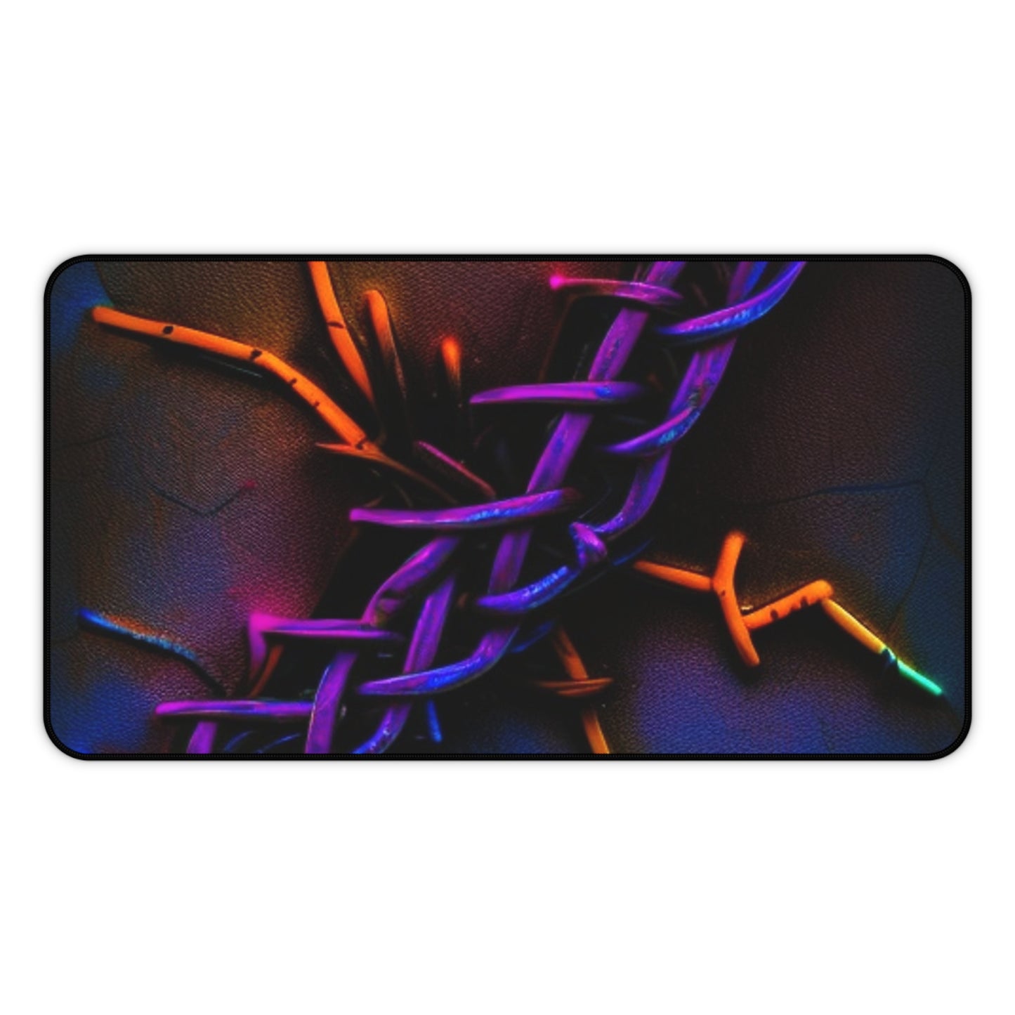 Desk Mat Macro Neon Barbs 2