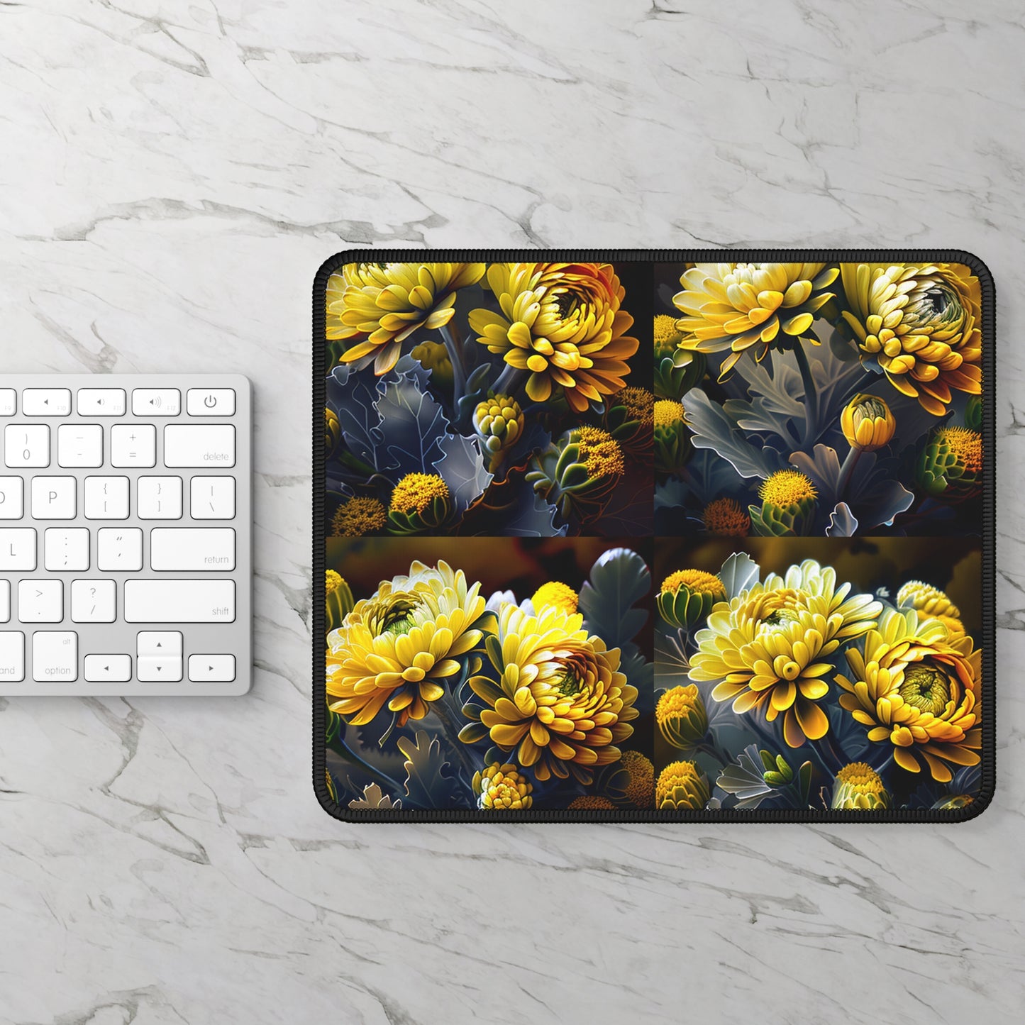 Gaming Mouse Pad  Yellow Hermosas Flores Amarillas 5