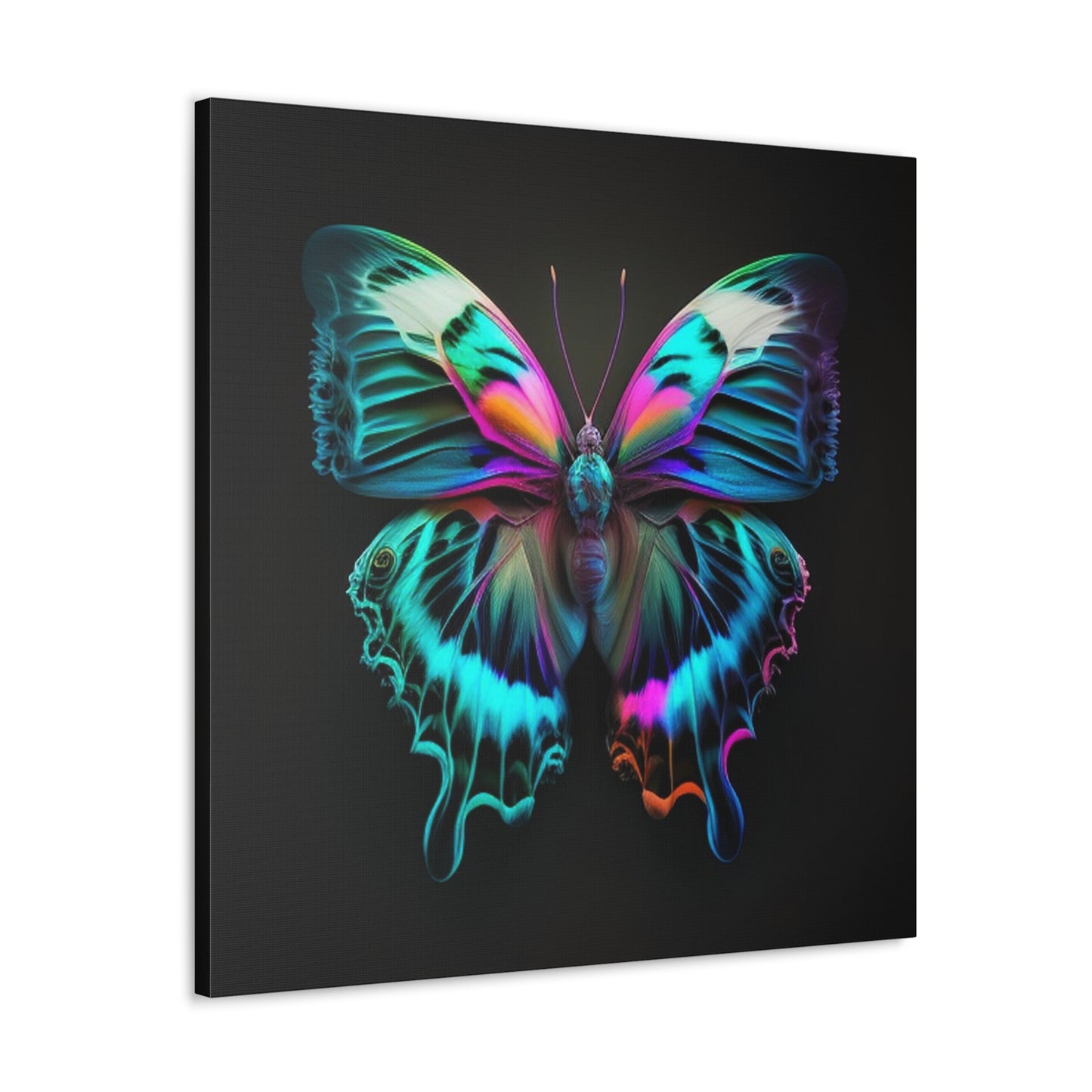Canvas Gallery Wraps Neon Butterfly Fusion 4
