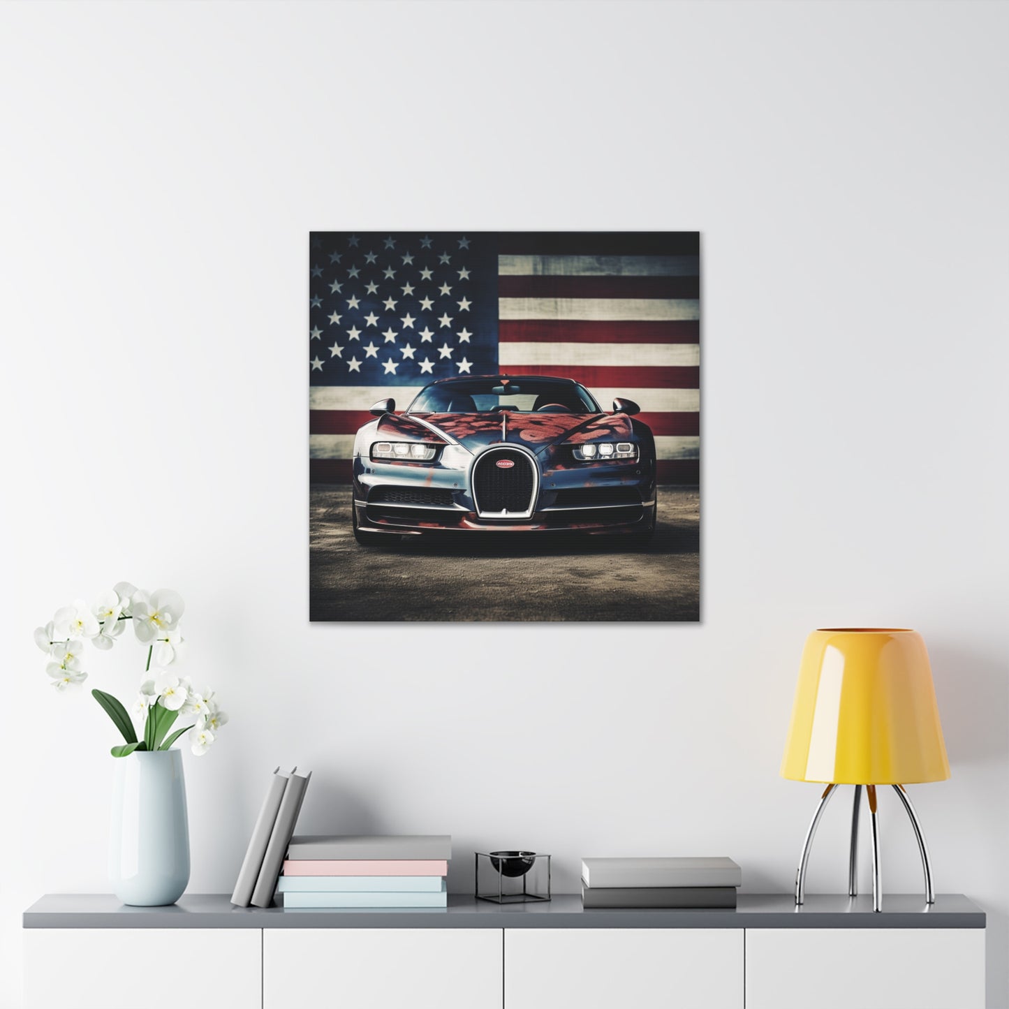 Canvas Gallery Wraps Bugatti Flag 3