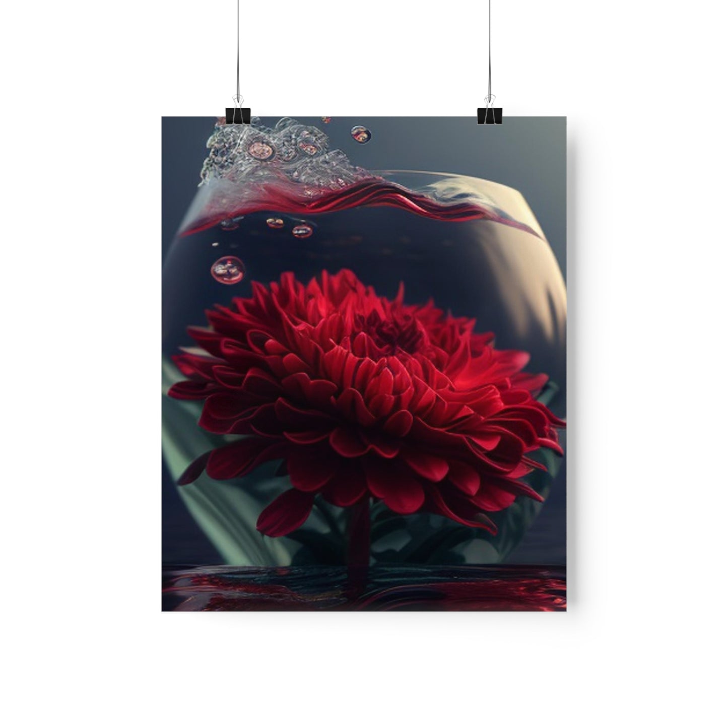 Premium Matte Vertical Posters Chrysanthemum 1