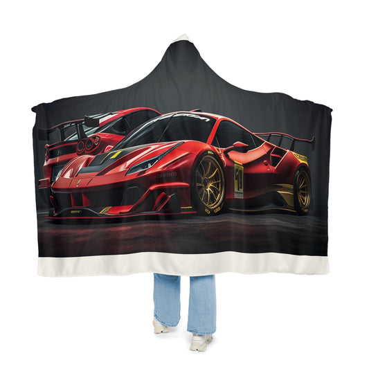 Snuggle Hooded Blanket Ferrari Red 3
