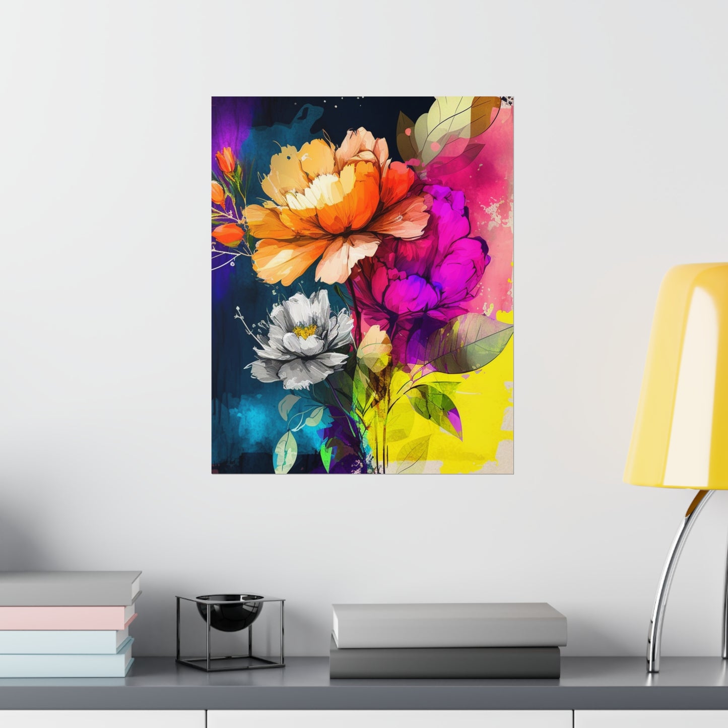 Premium Matte Vertical Posters Bright Spring Flowers 4