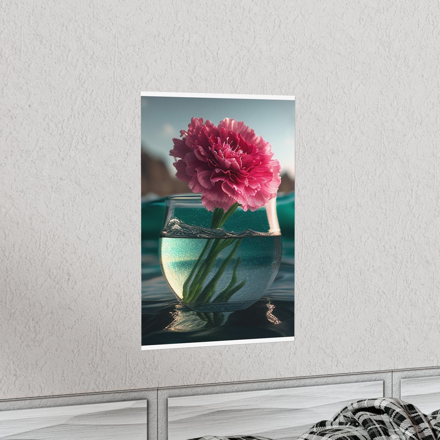 Premium Matte Vertical Posters Carnation 1