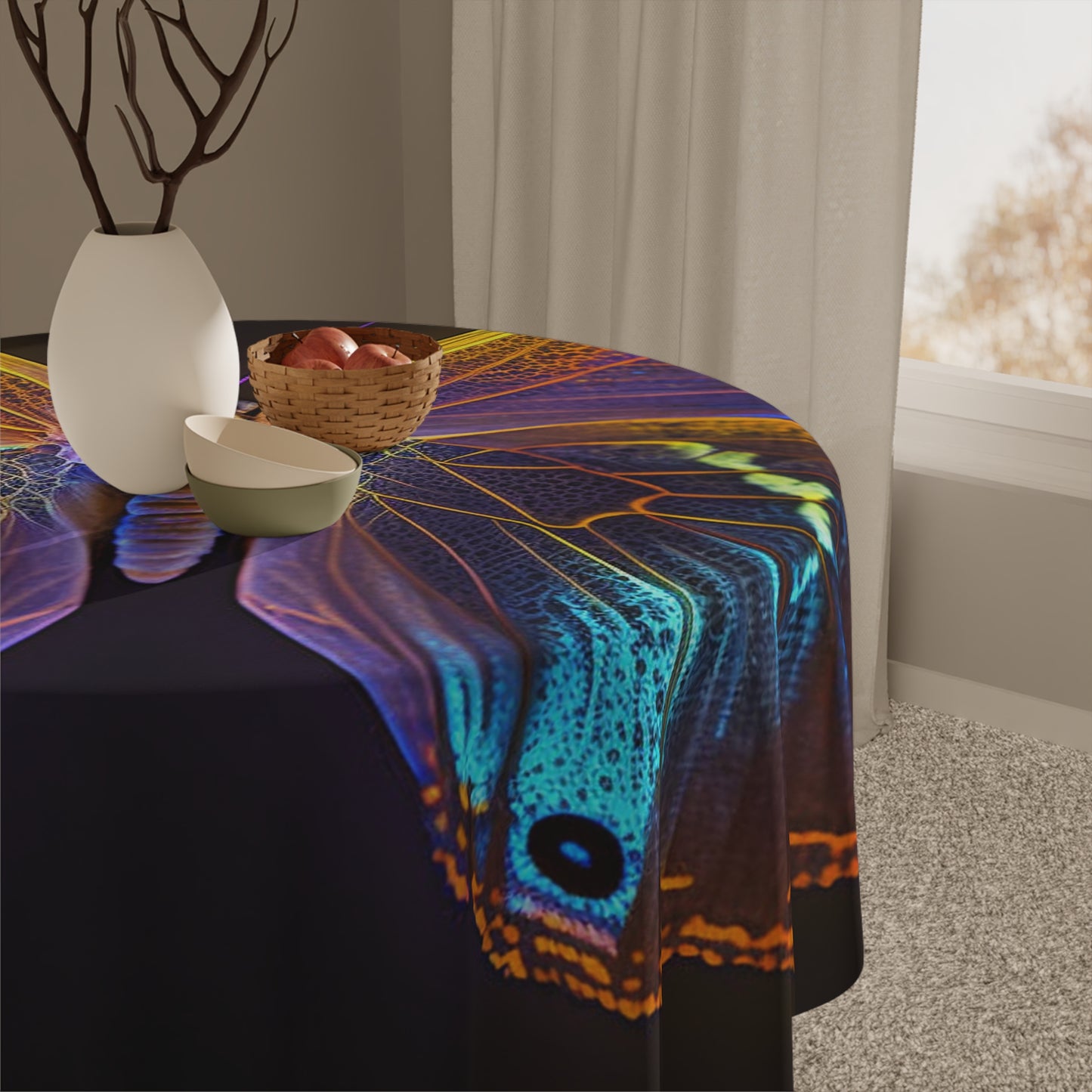 Tablecloth Neon Butterfly Flair 2