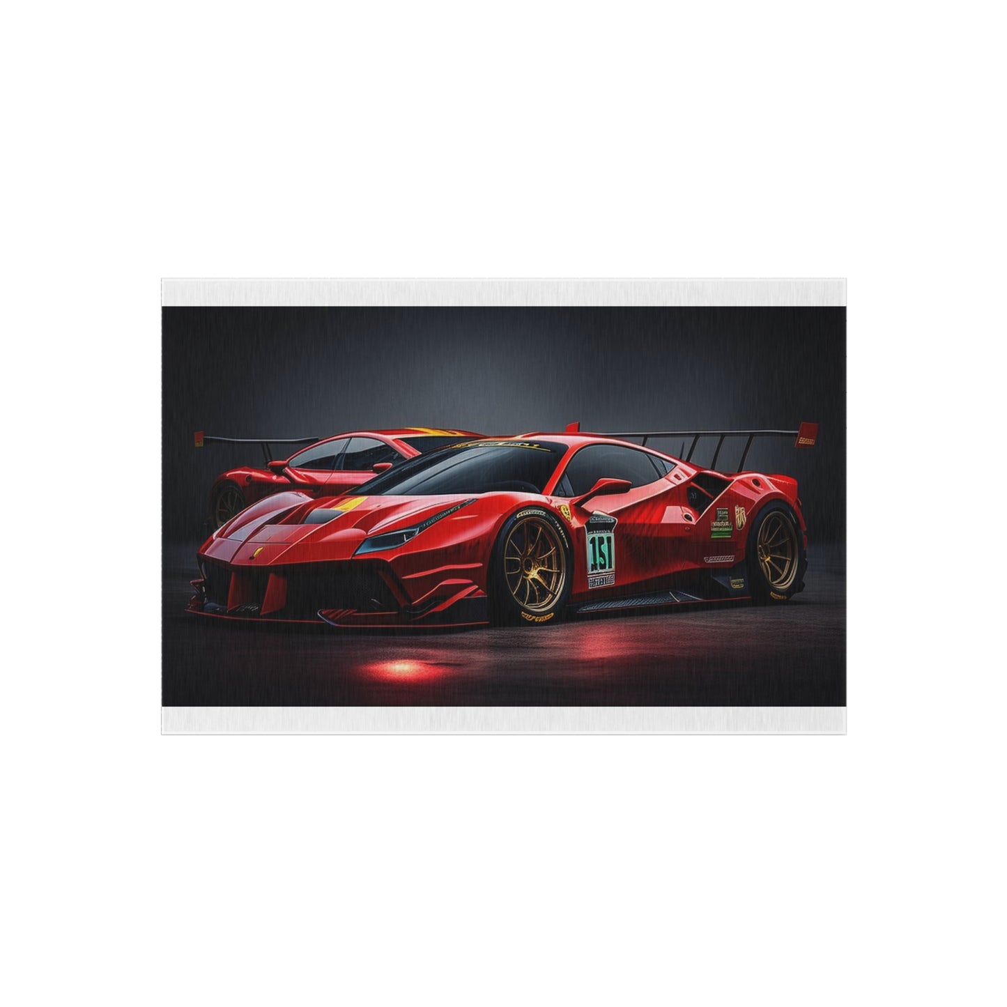 Outdoor Rug  Ferrari Red 2