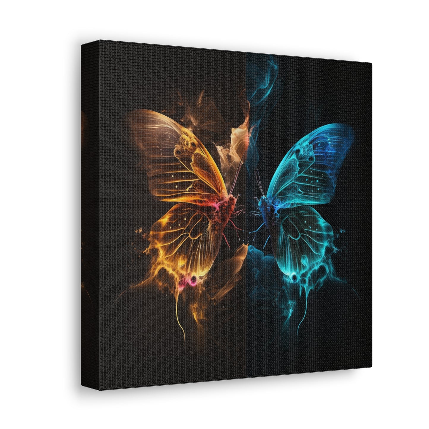 Canvas Gallery Wraps Kiss Neon Butterfly 9