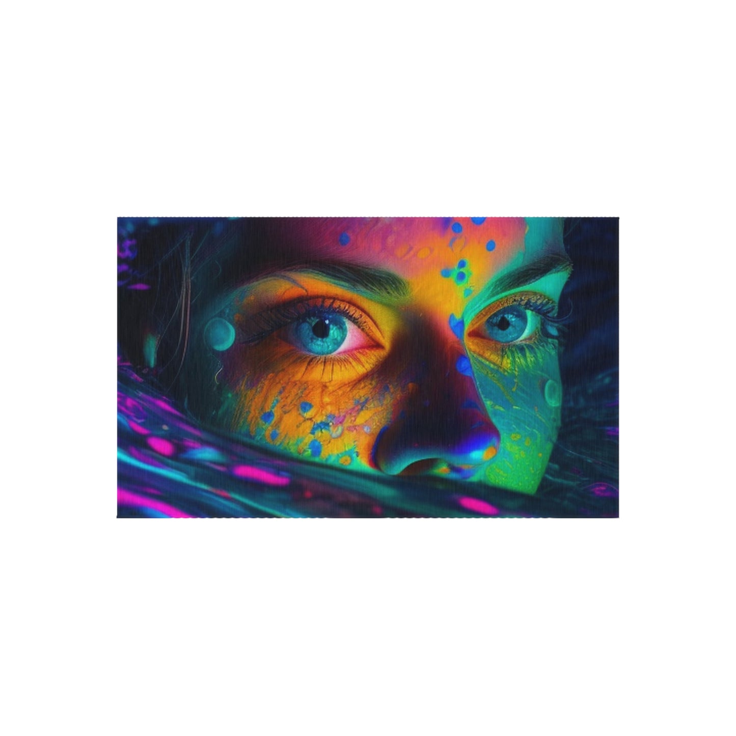 Outdoor Rug  Florescent Glow 3