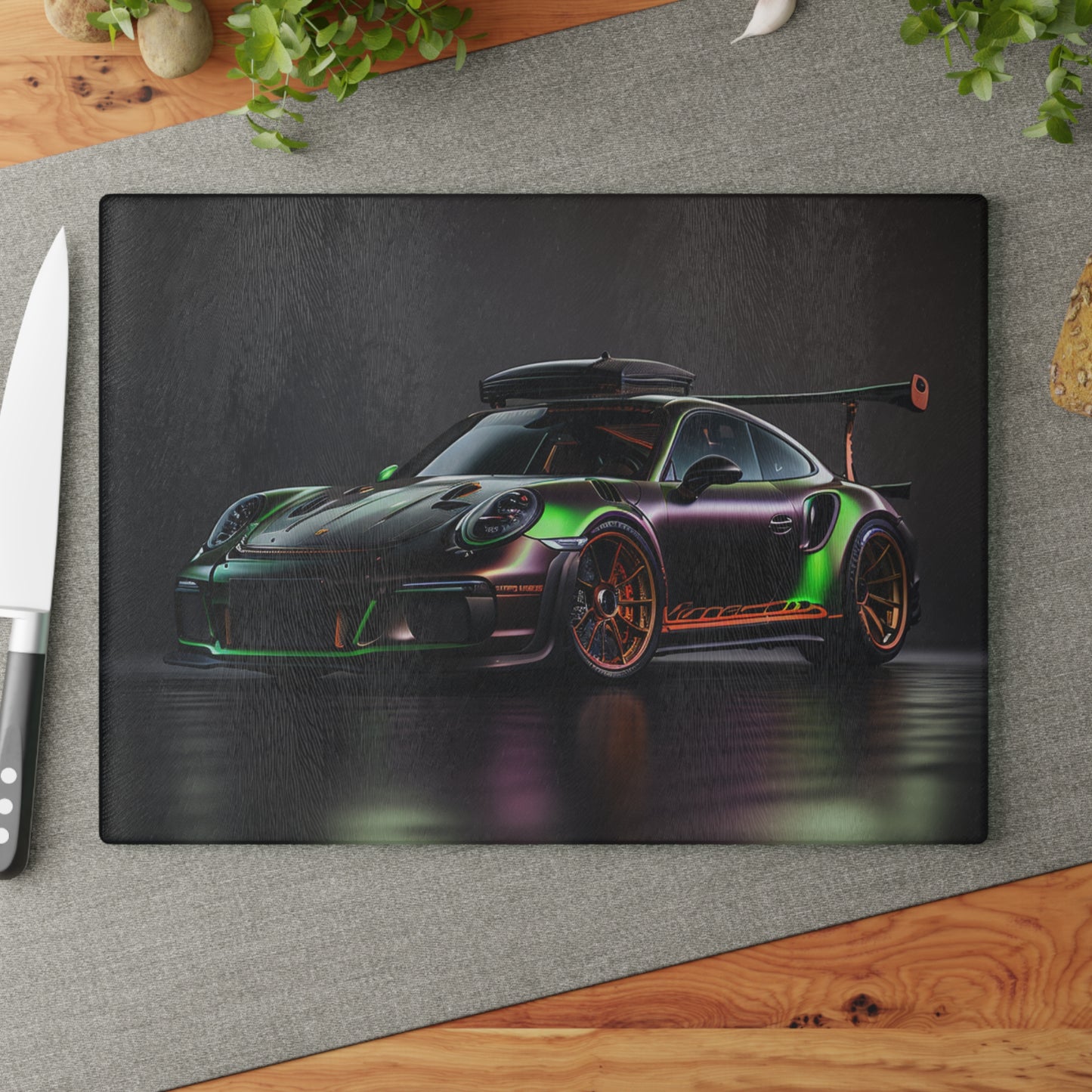 Glass Cutting Board Porsche Color 2