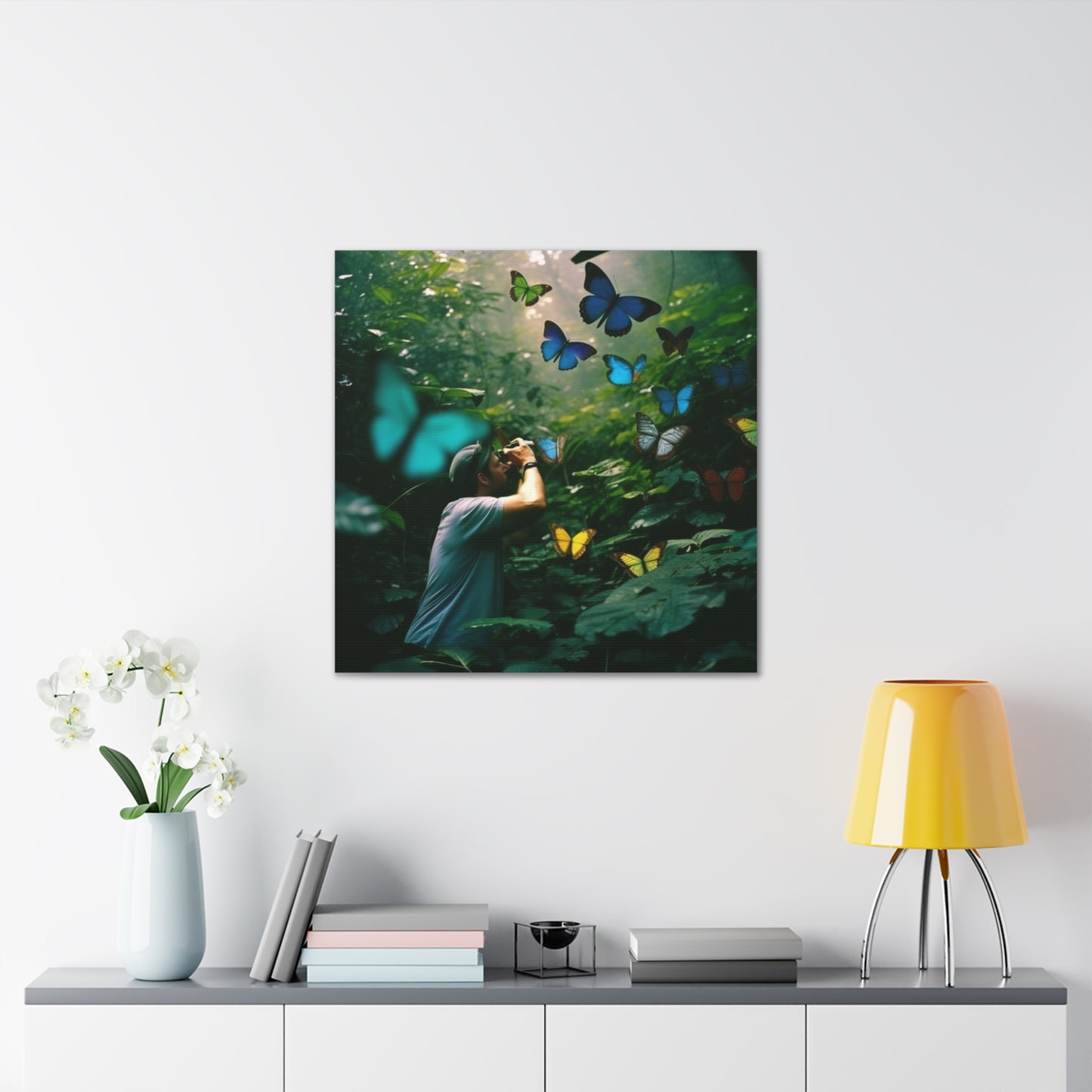 Canvas Gallery Wraps Jungle Butterfly 1