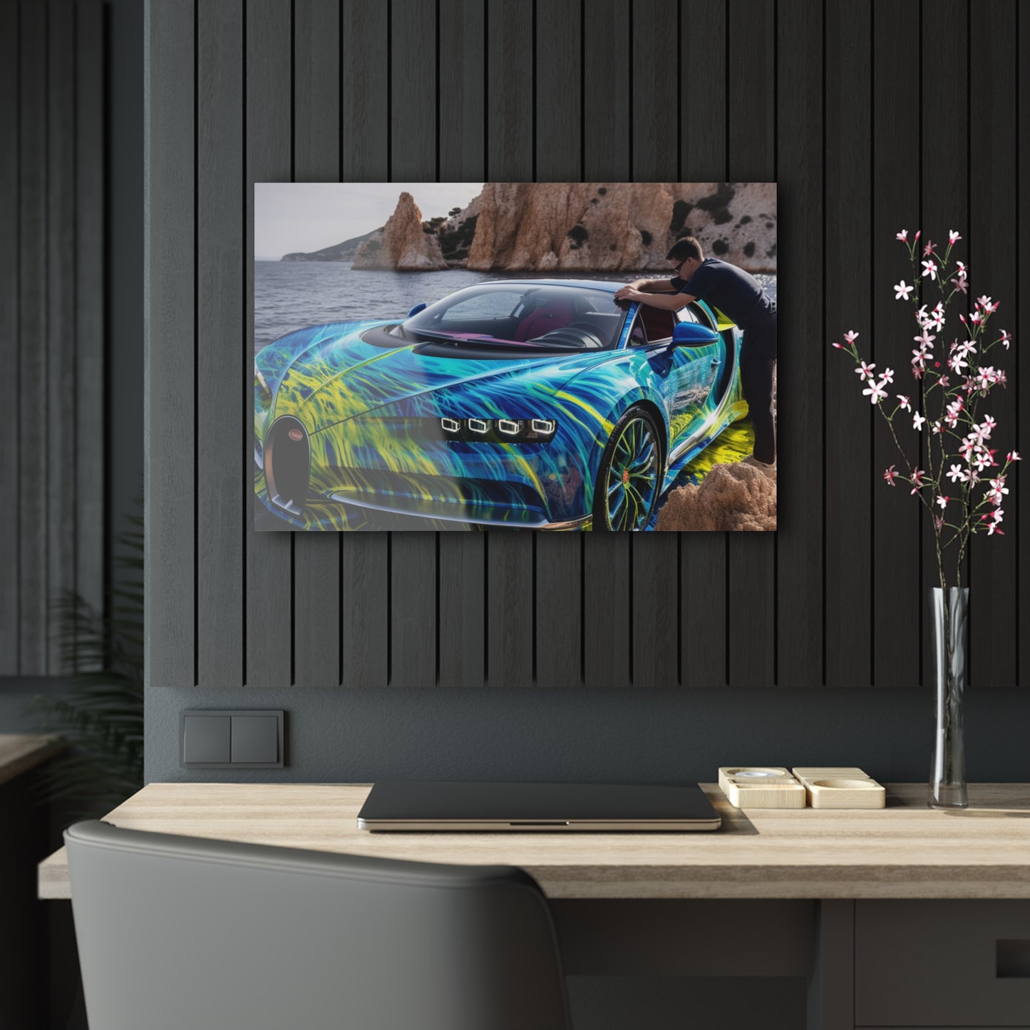 Acrylic Prints Bugatti Water 1