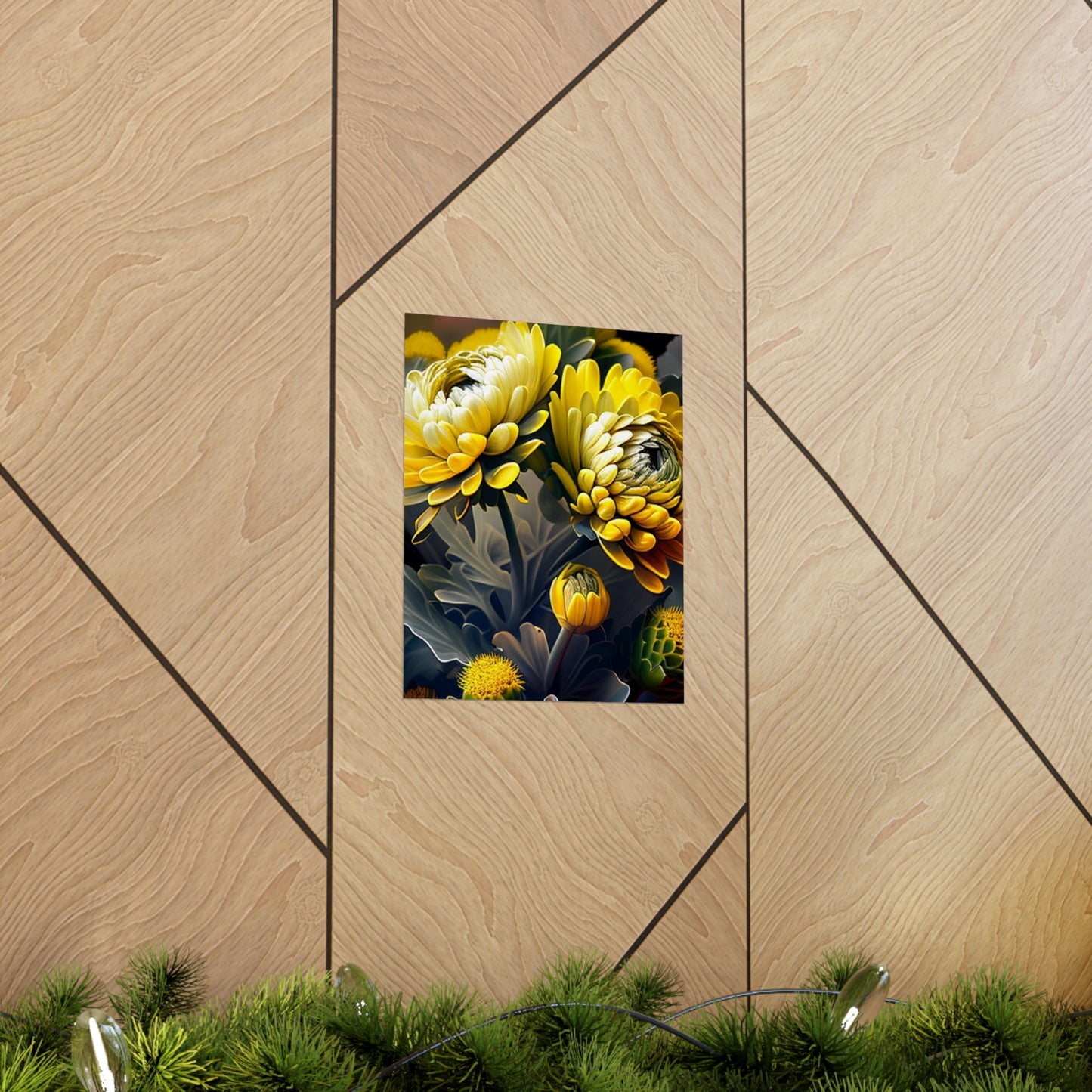 Premium Matte Vertical Posters Yellow Hermosas Flores Amarillas 2