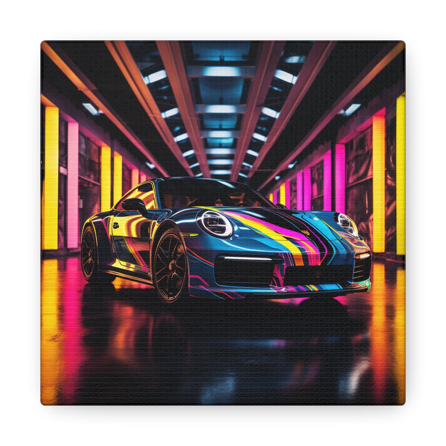 Canvas Gallery Wraps Macro Porsche 1