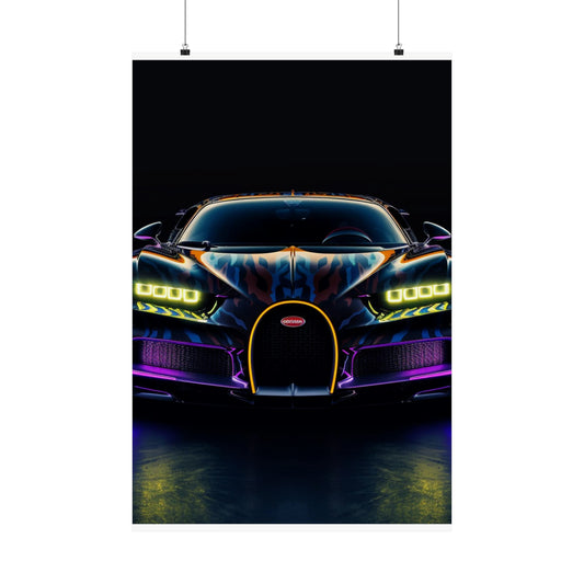 Premium Matte Vertical Posters Hyper Bugatti Chiron 3