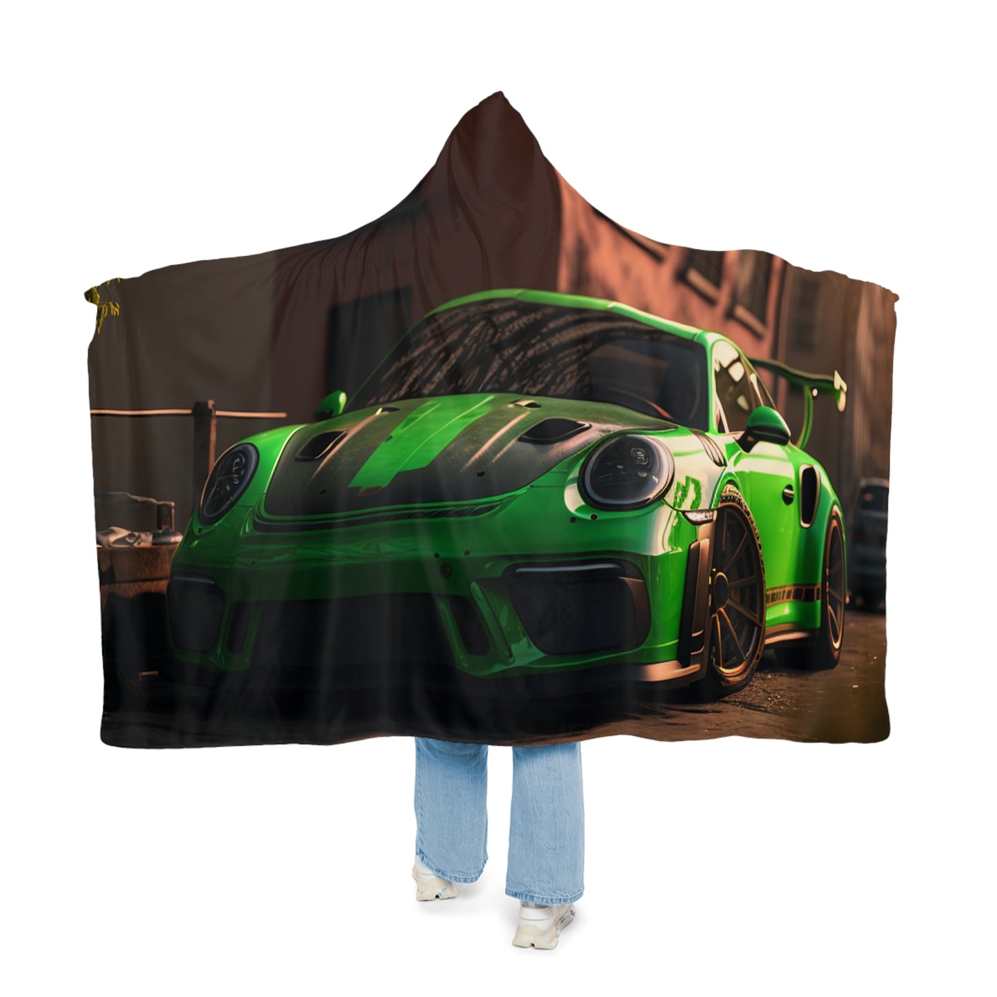 Snuggle Hooded Blanket porsche 911 gt3 4