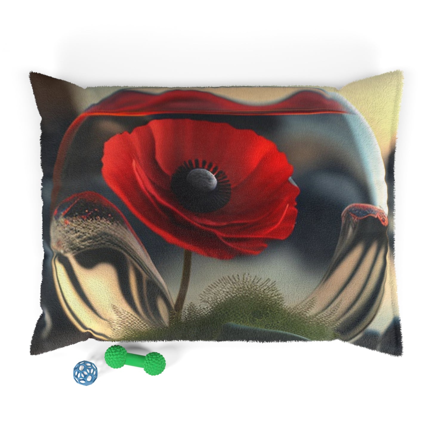 Pet Bed Red Anemone in a Vase 3