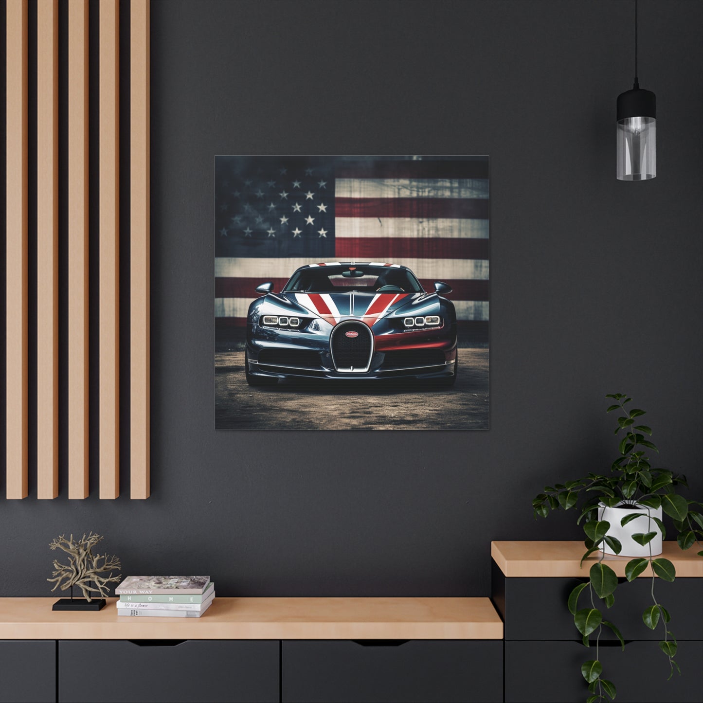 Canvas Gallery Wraps Bugatti Flag 2