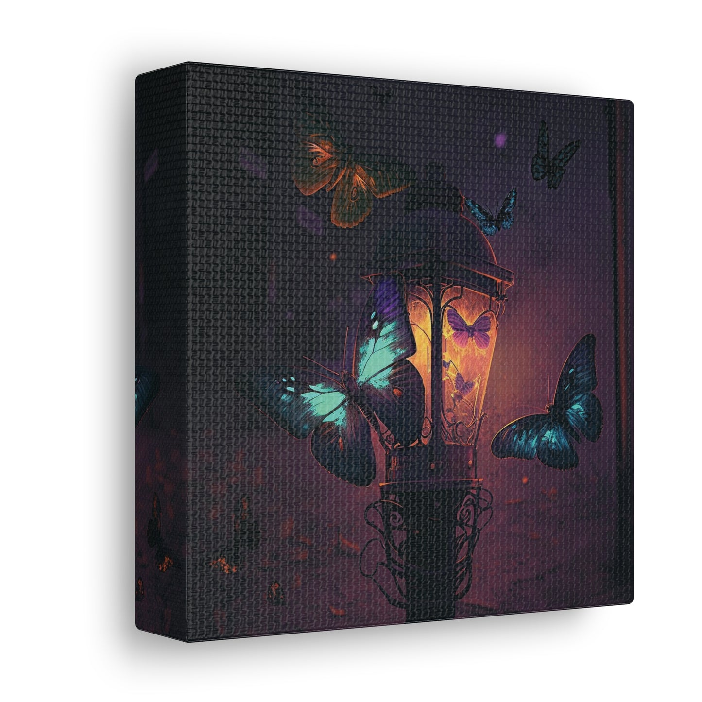 Canvas Gallery Wraps Street Light Butterfly 4