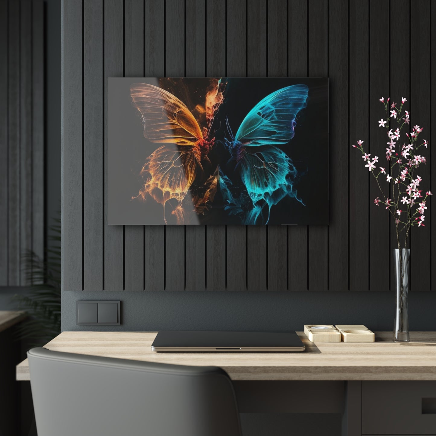 Acrylic Prints Neon Glo Butterfly 4