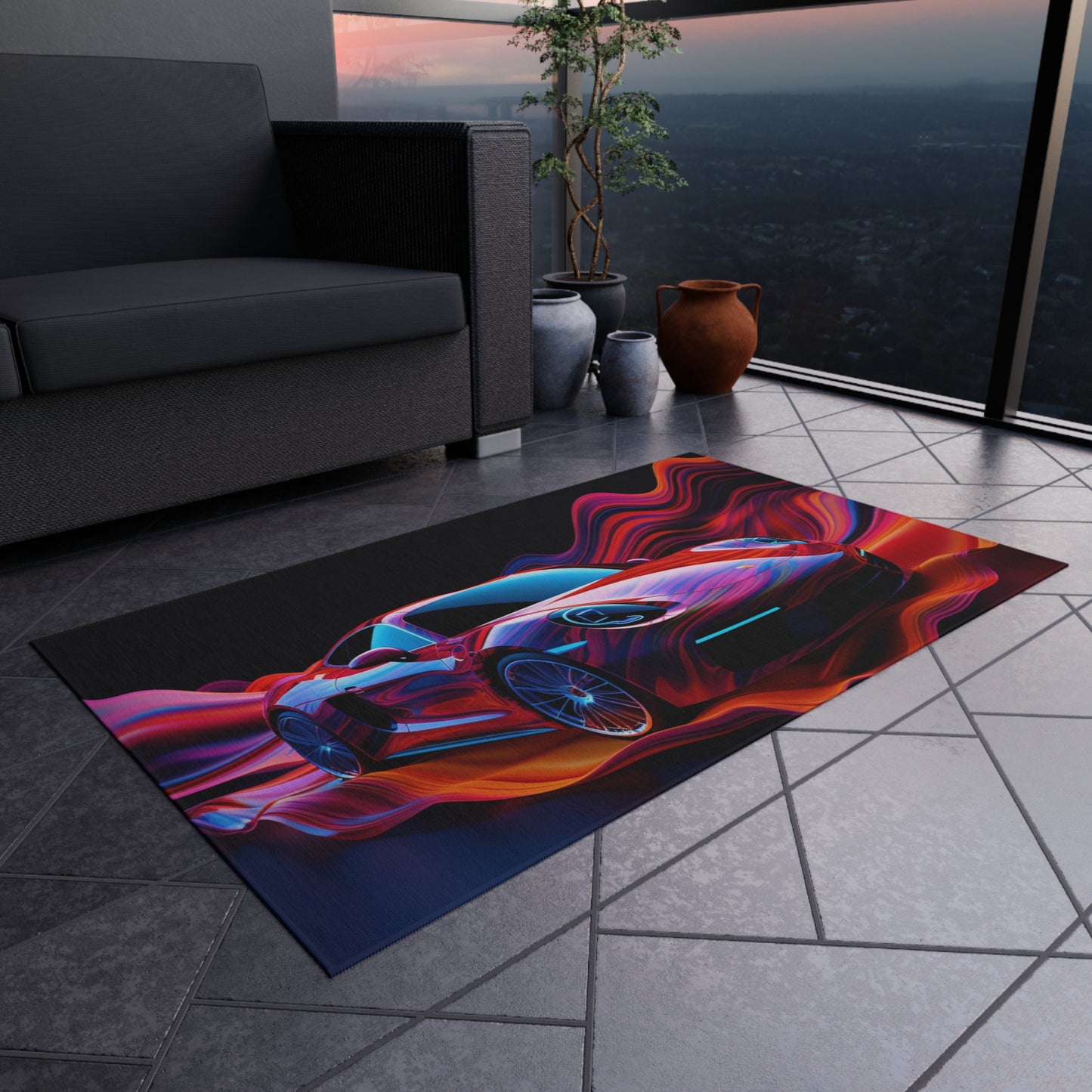 Outdoor Rug  Porsche Water Fusion 4