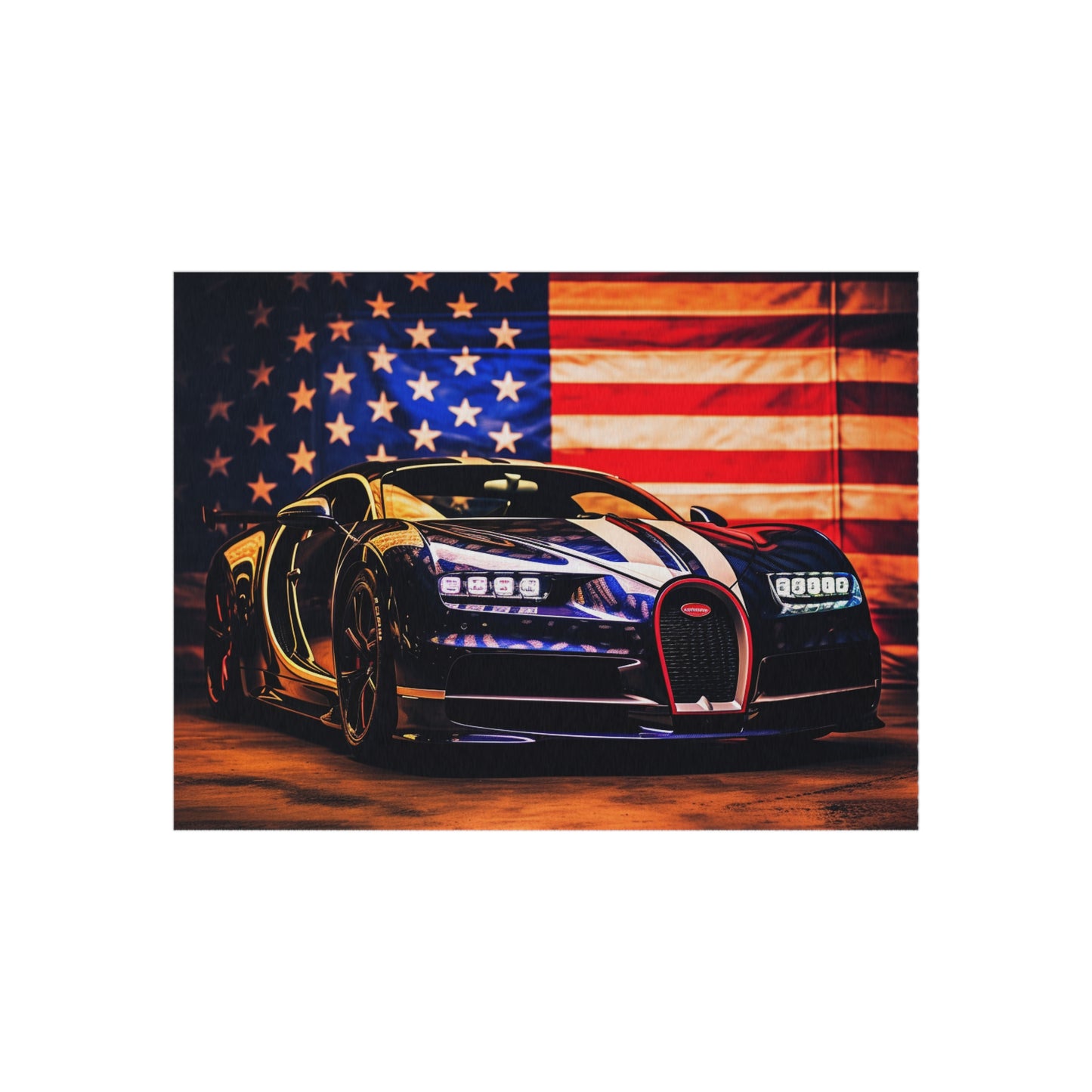 Outdoor Rug  Macro Bugatti American Flag 4