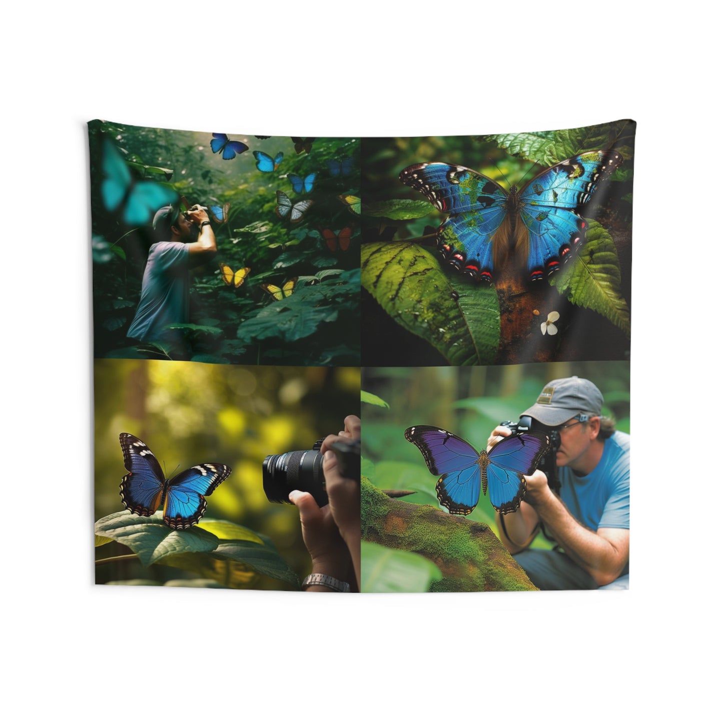 Indoor Wall Tapestries Jungle Butterfly 5