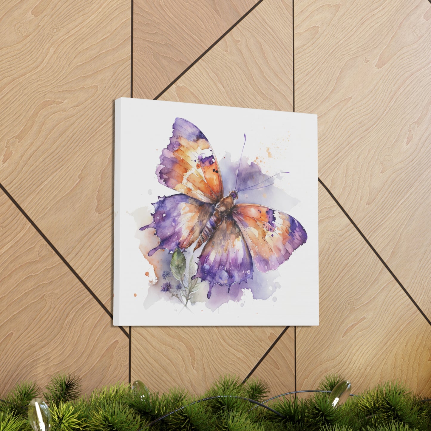 Canvas Gallery Wraps MerlinRose Watercolor Butterfly 1