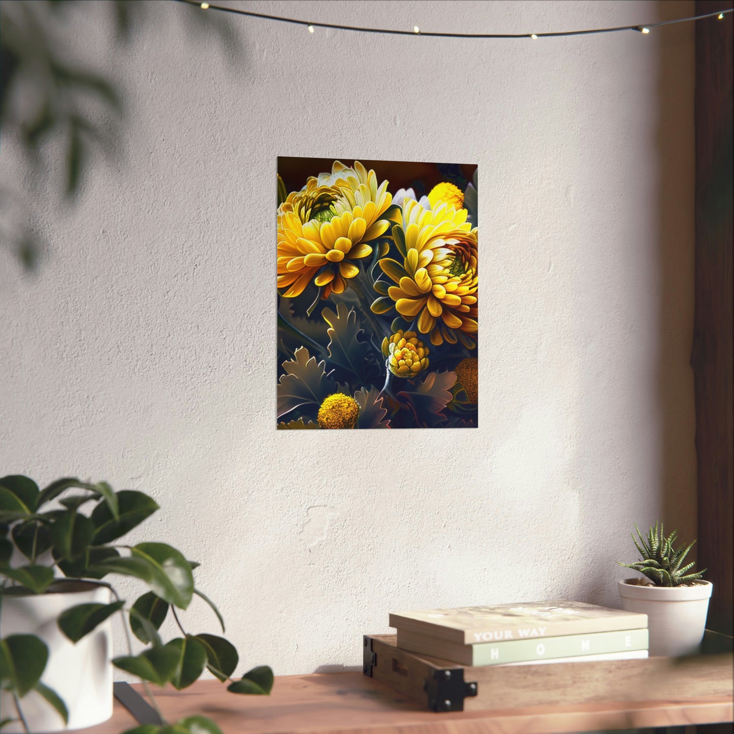 Premium Matte Vertical Posters Yellow Hermosas Flores Amarillas 3