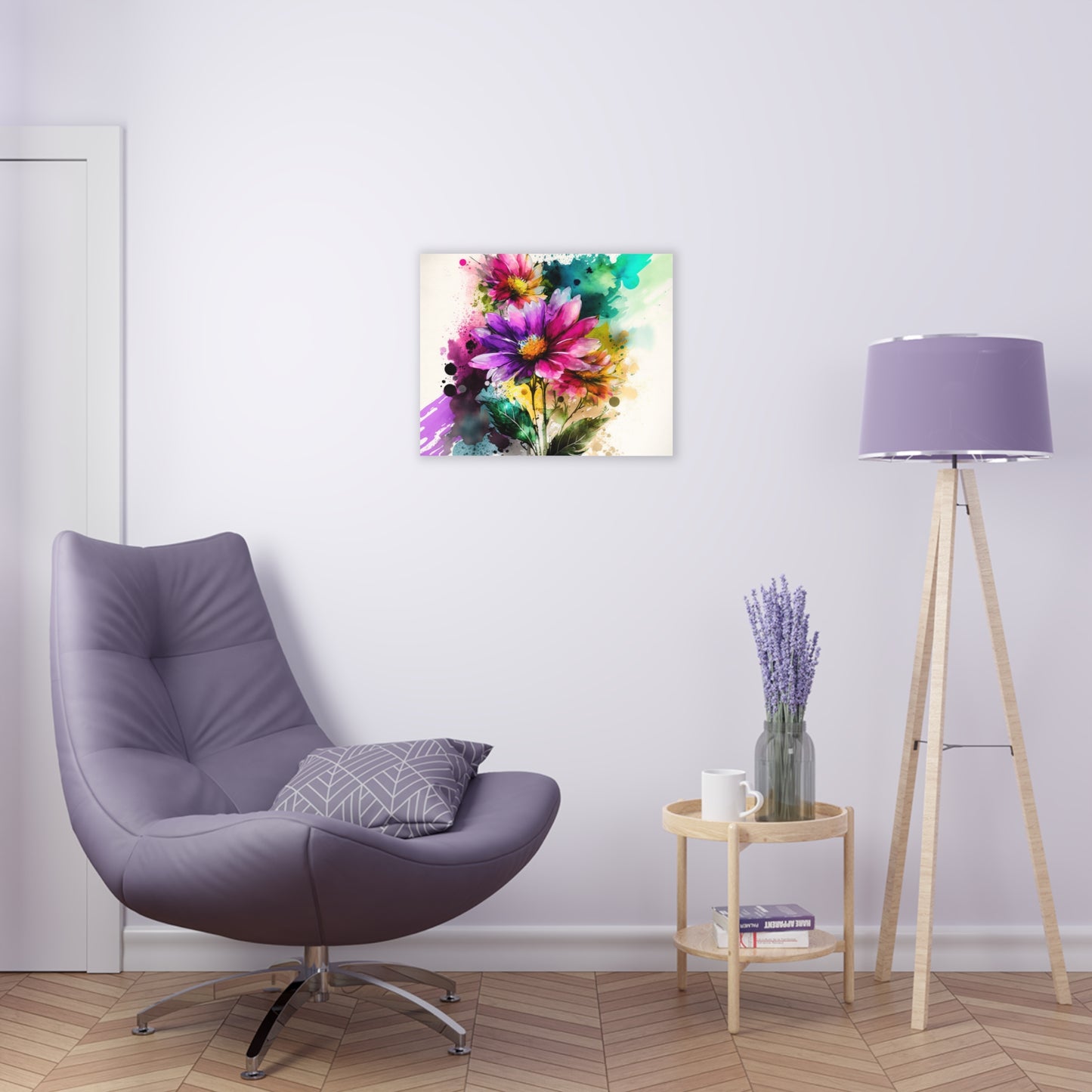 Acrylic Prints Bright Spring Flowers 1