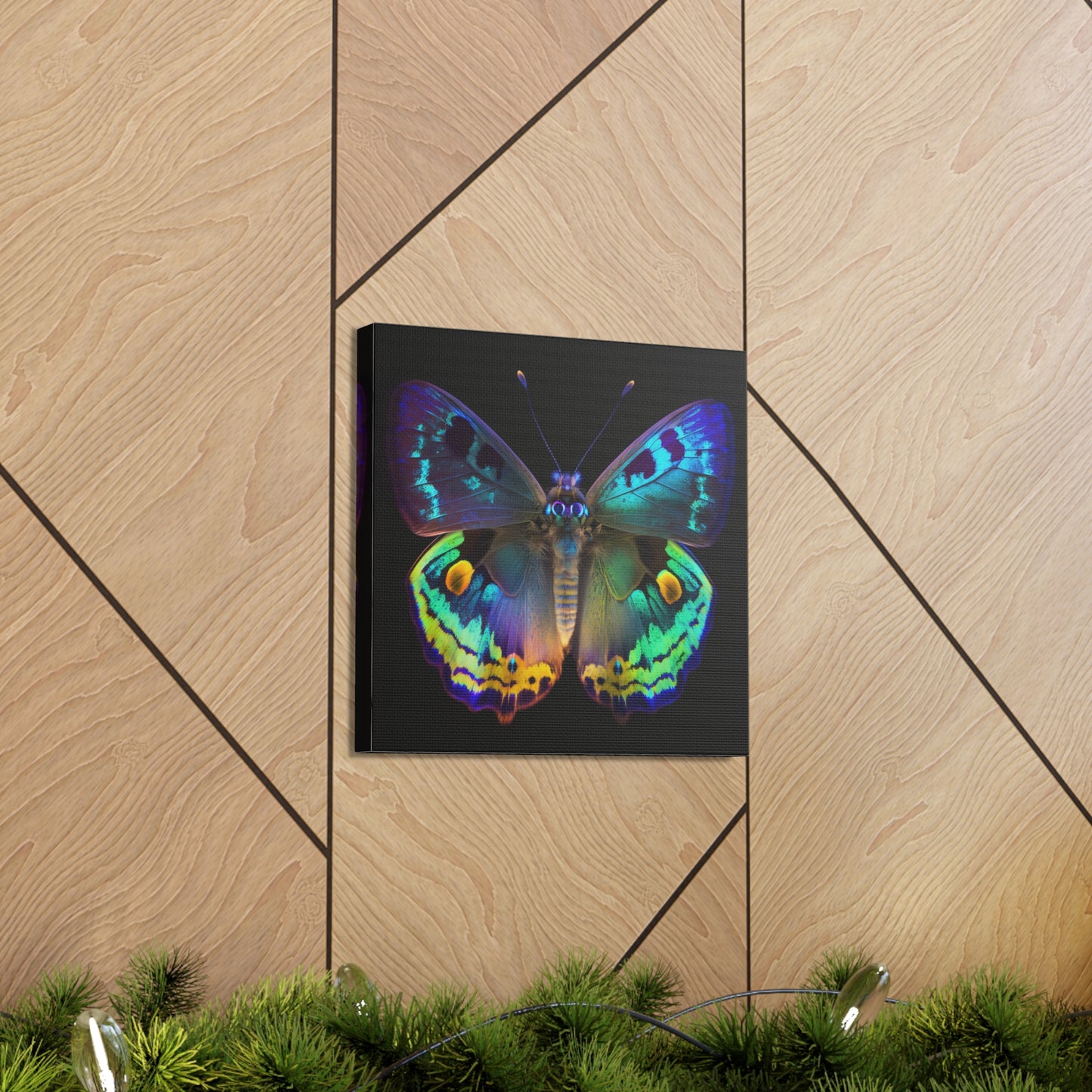 Canvas Gallery Wraps Neon Hue Butterfly 4