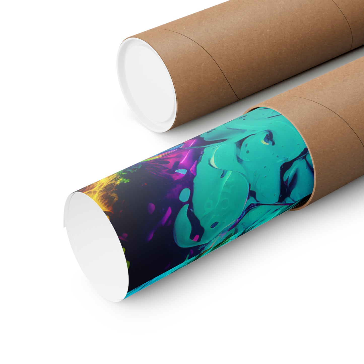 Premium Matte Vertical Posters Florescent Glow 5