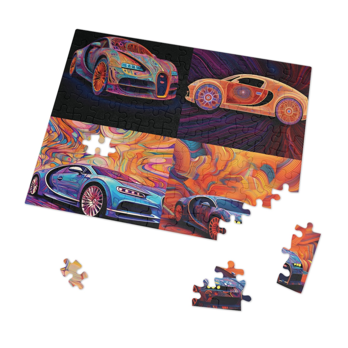Jigsaw Puzzle (30, 110, 252, 500,1000-Piece) Bugatti Abstract Concept 5