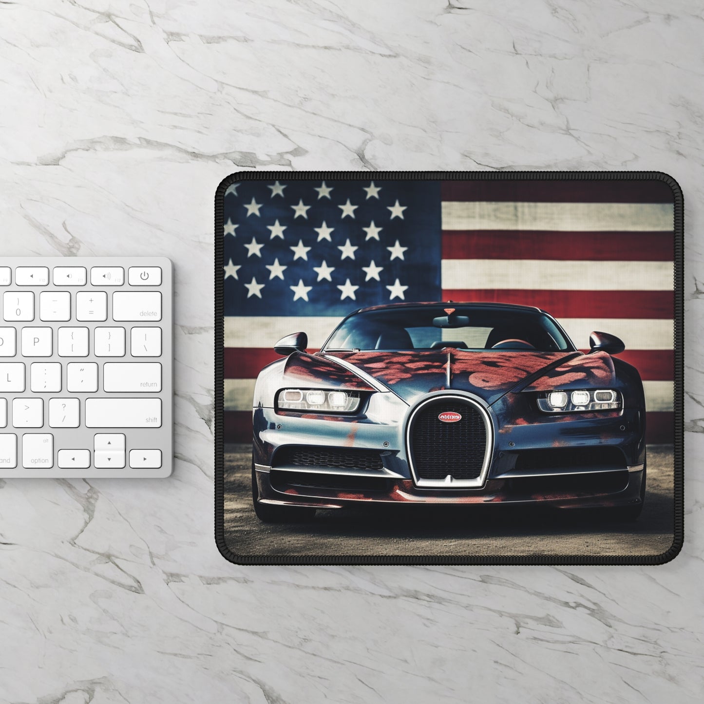 Gaming Mouse Pad  Bugatti Flag 3