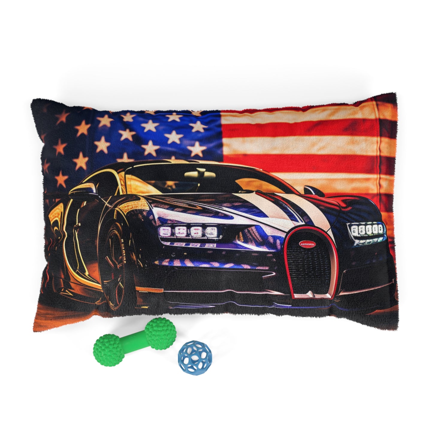 Pet Bed Macro Bugatti American Flag 4