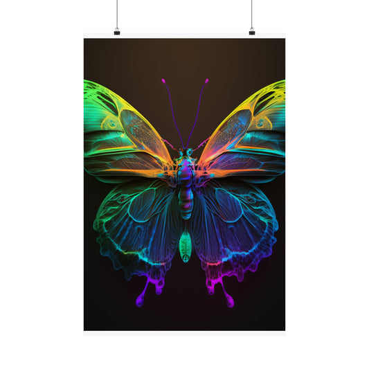 Premium Matte Vertical Posters Raw Hyper Color Butterfly 3