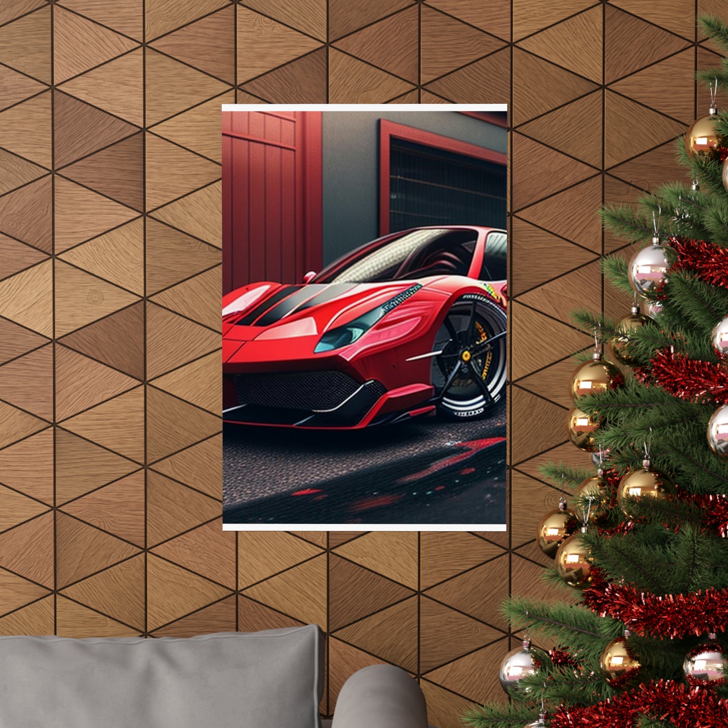 Premium Matte Vertical Posters Ferrari Hyper 1