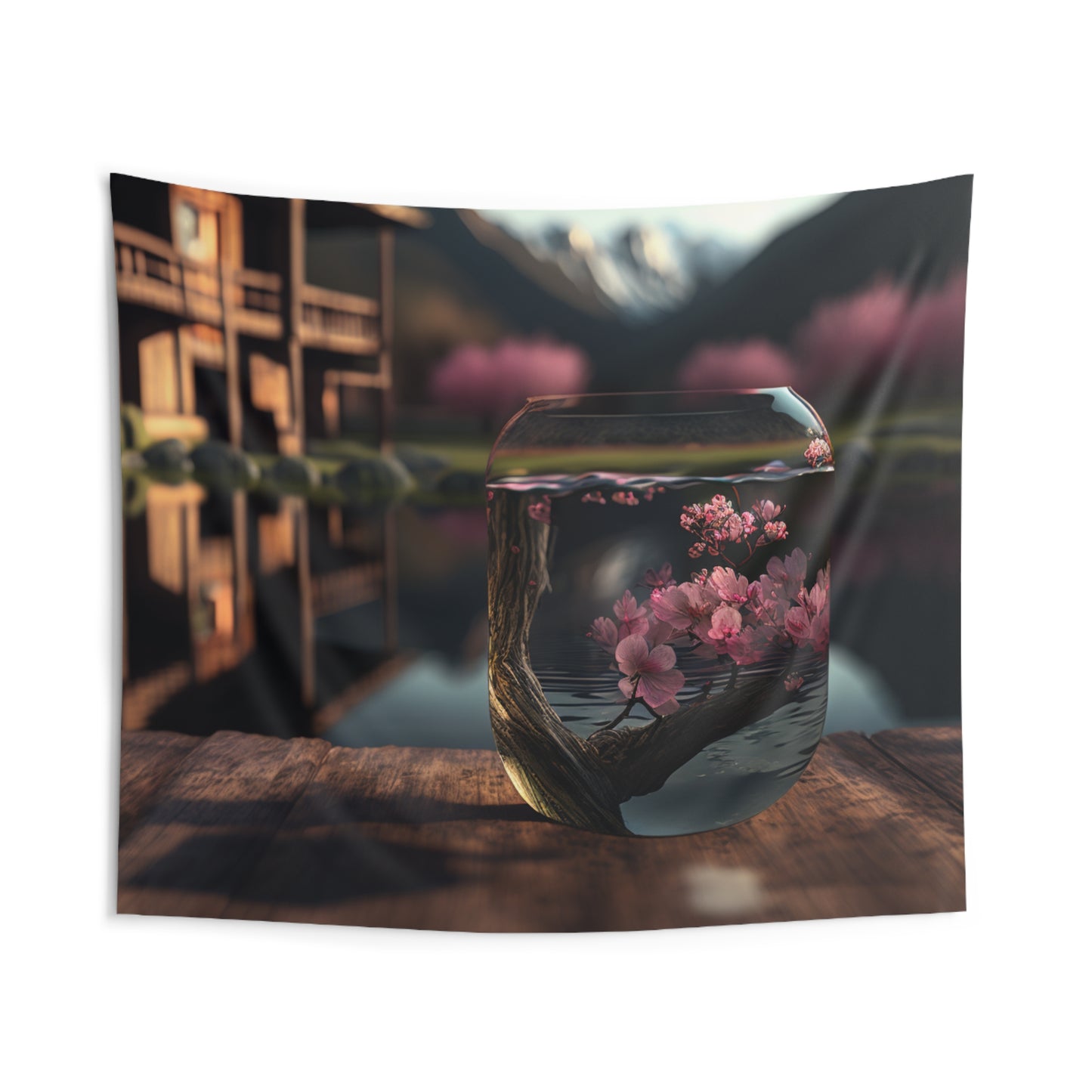 Indoor Wall Tapestries Cherry Blossom 3