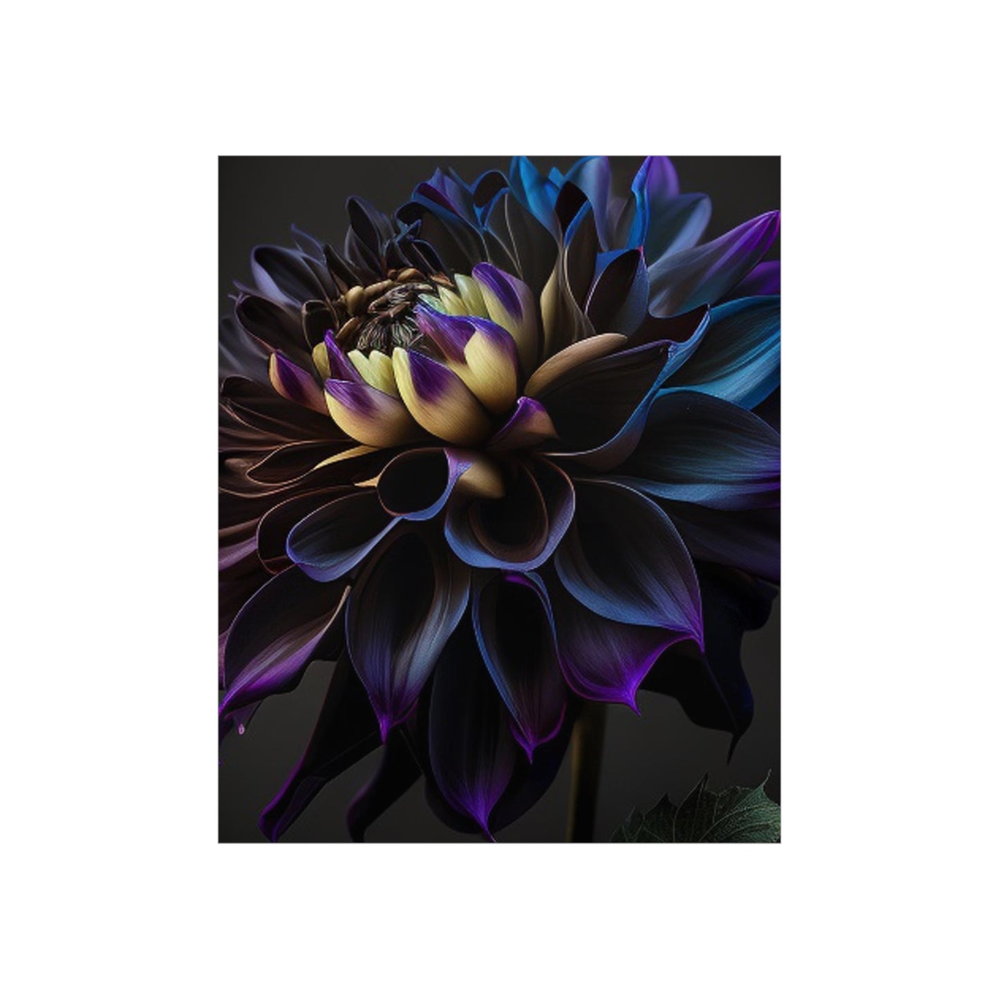 Premium Matte Vertical Posters Dahlia Purple 1