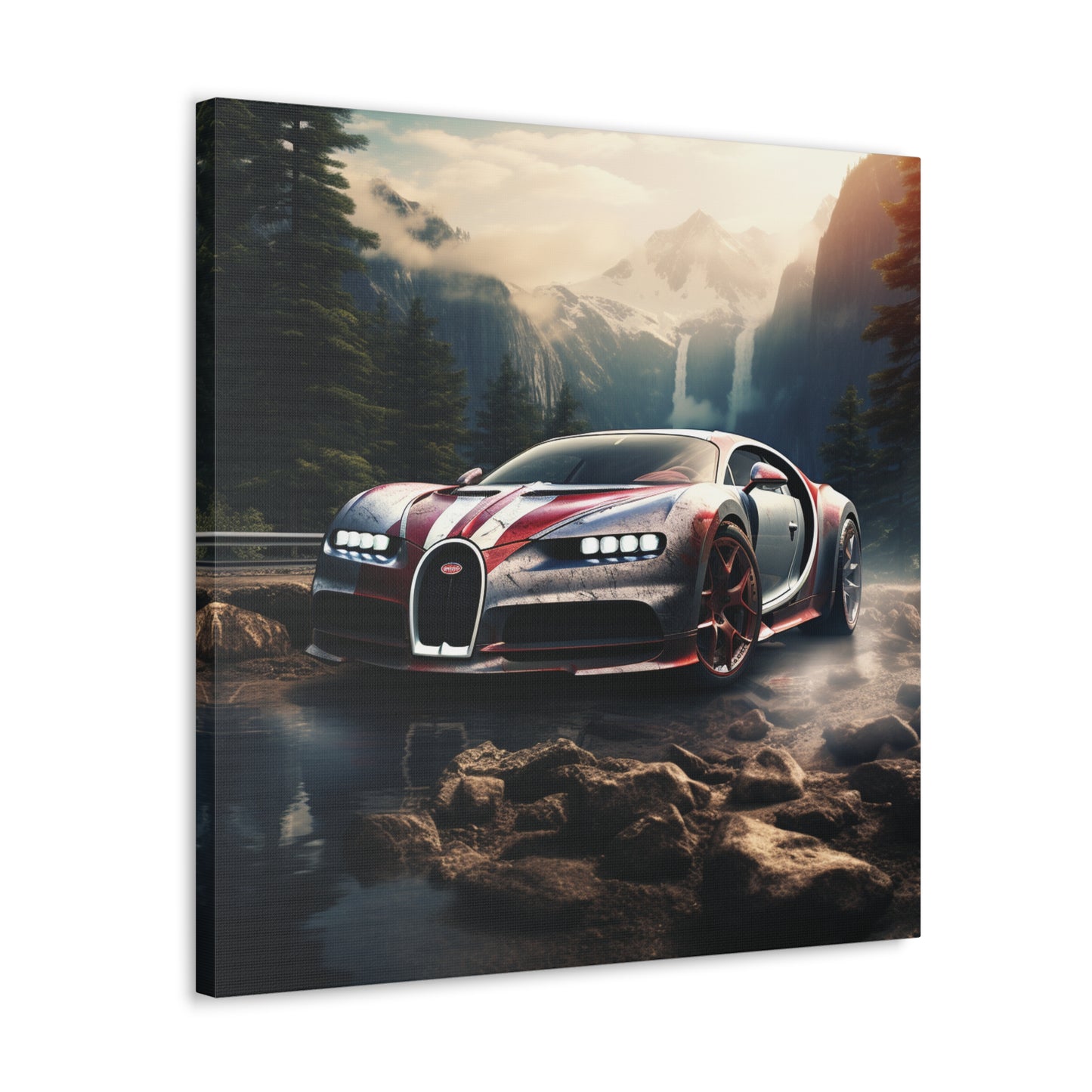 Canvas Gallery Wraps Bugatti Waterfall 4