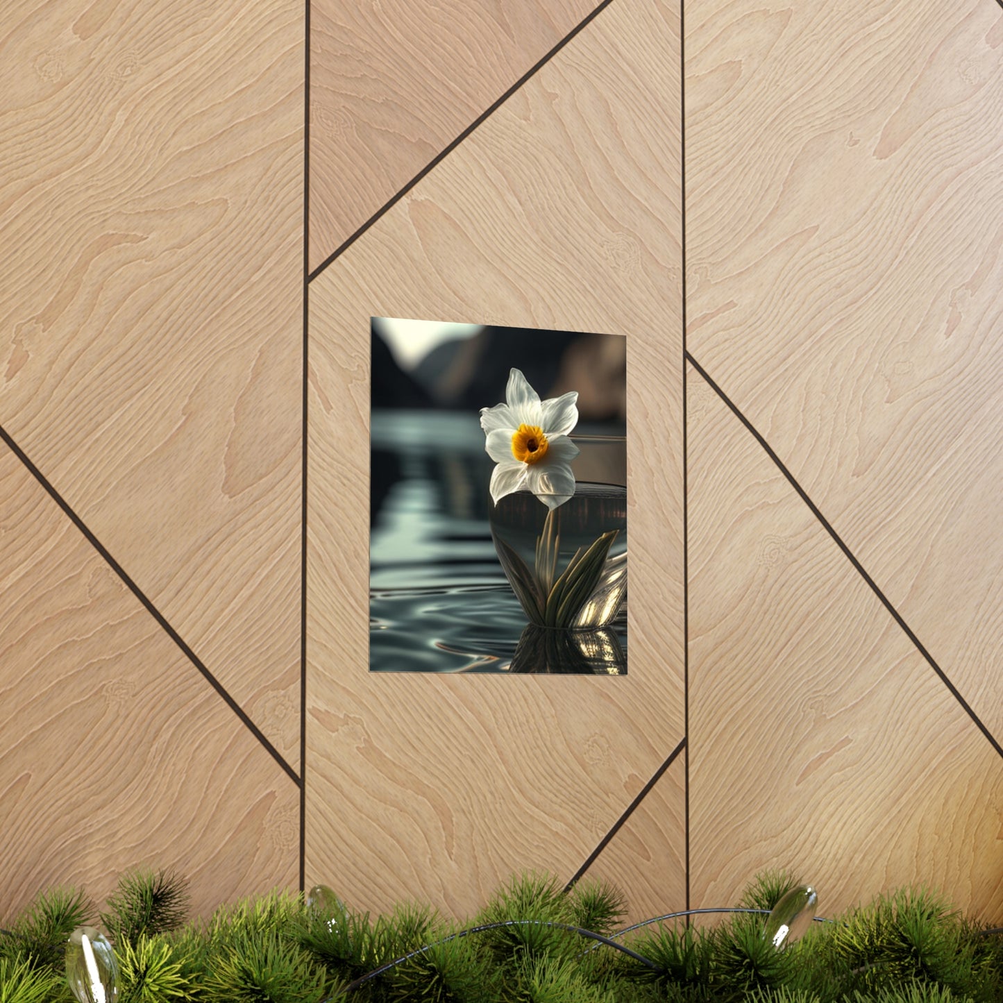 Premium Matte Vertical Posters Daffodil 2