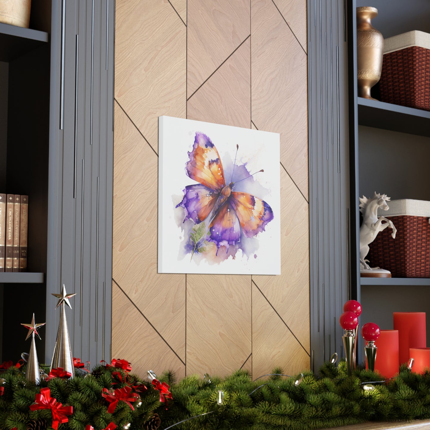 Canvas Gallery Wraps MerlinRose Watercolor Butterfly 2