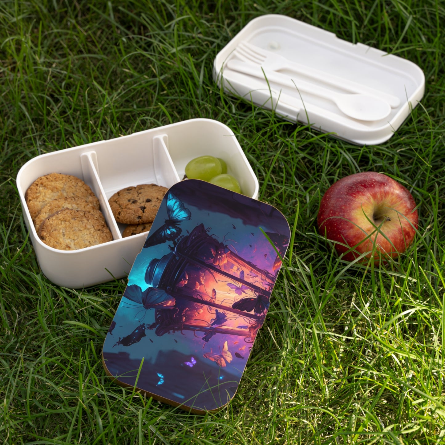 Bento Lunch Box Street Light Butterfly 3