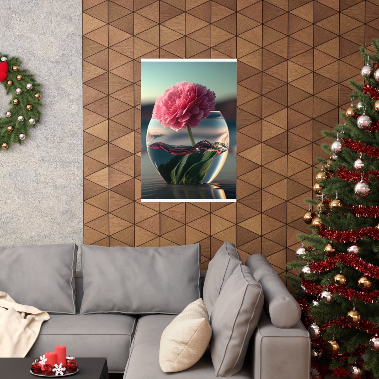 Premium Matte Vertical Posters Carnation 2