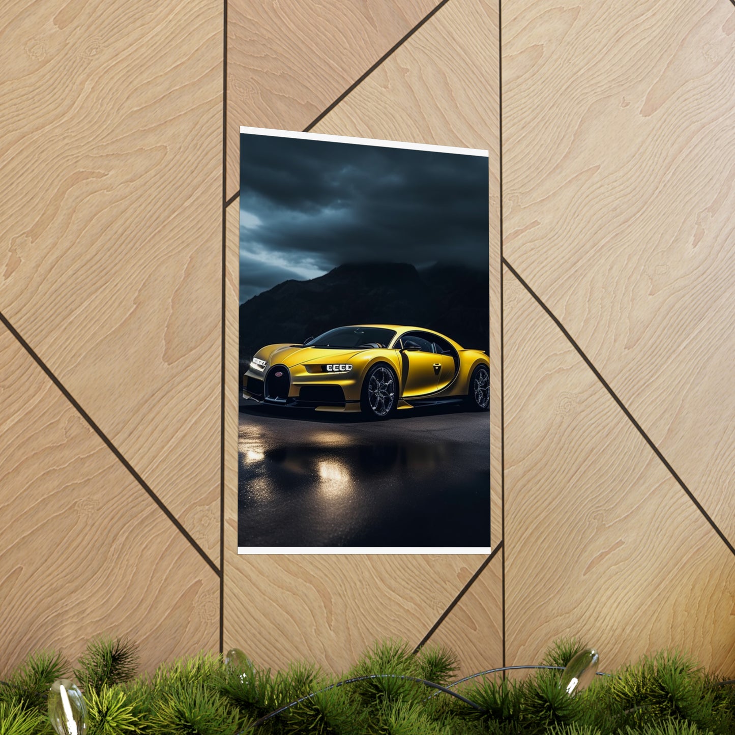 Premium Matte Vertical Posters Bugatti Real Look 4