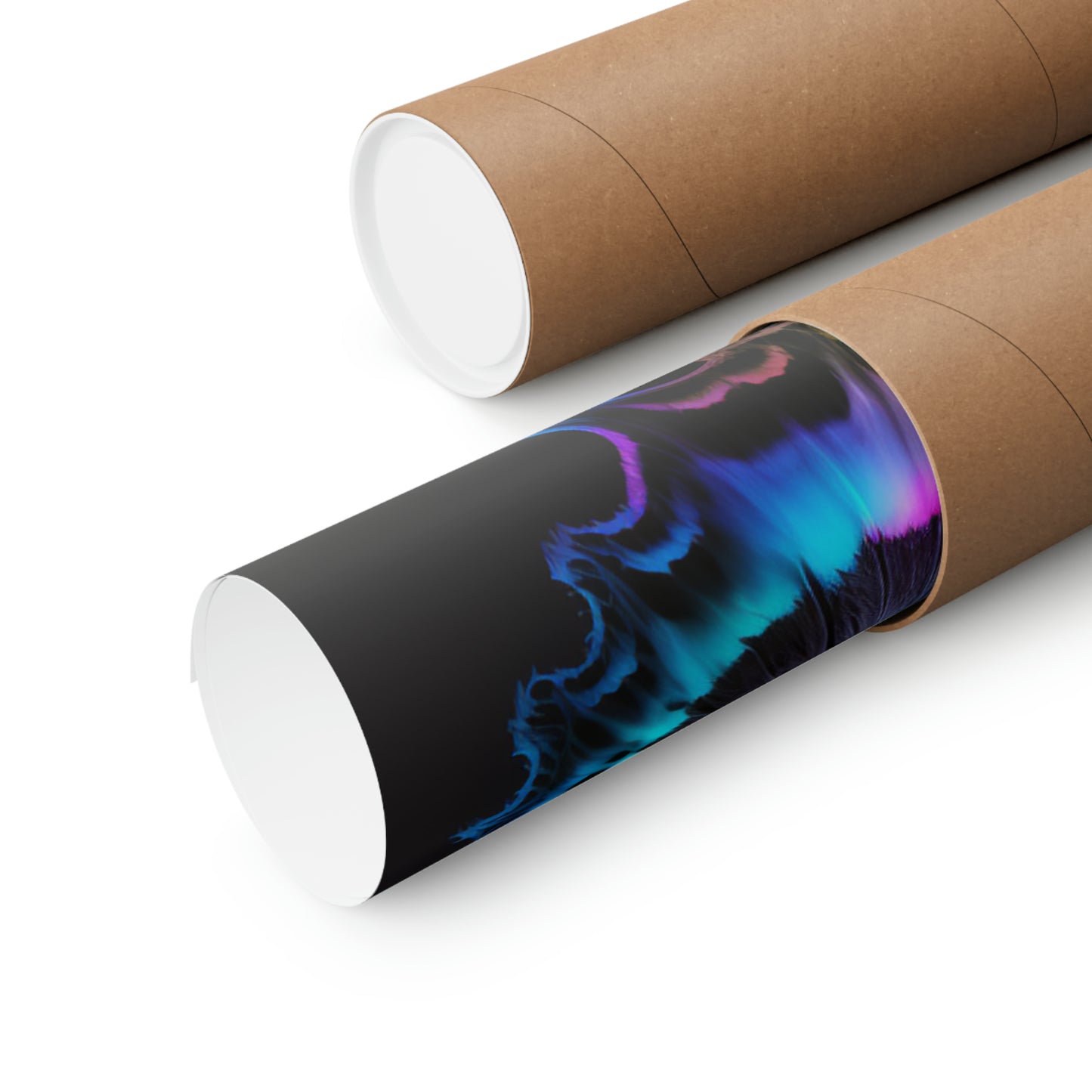 Premium Matte Vertical Posters Raw Florescent Glow 1