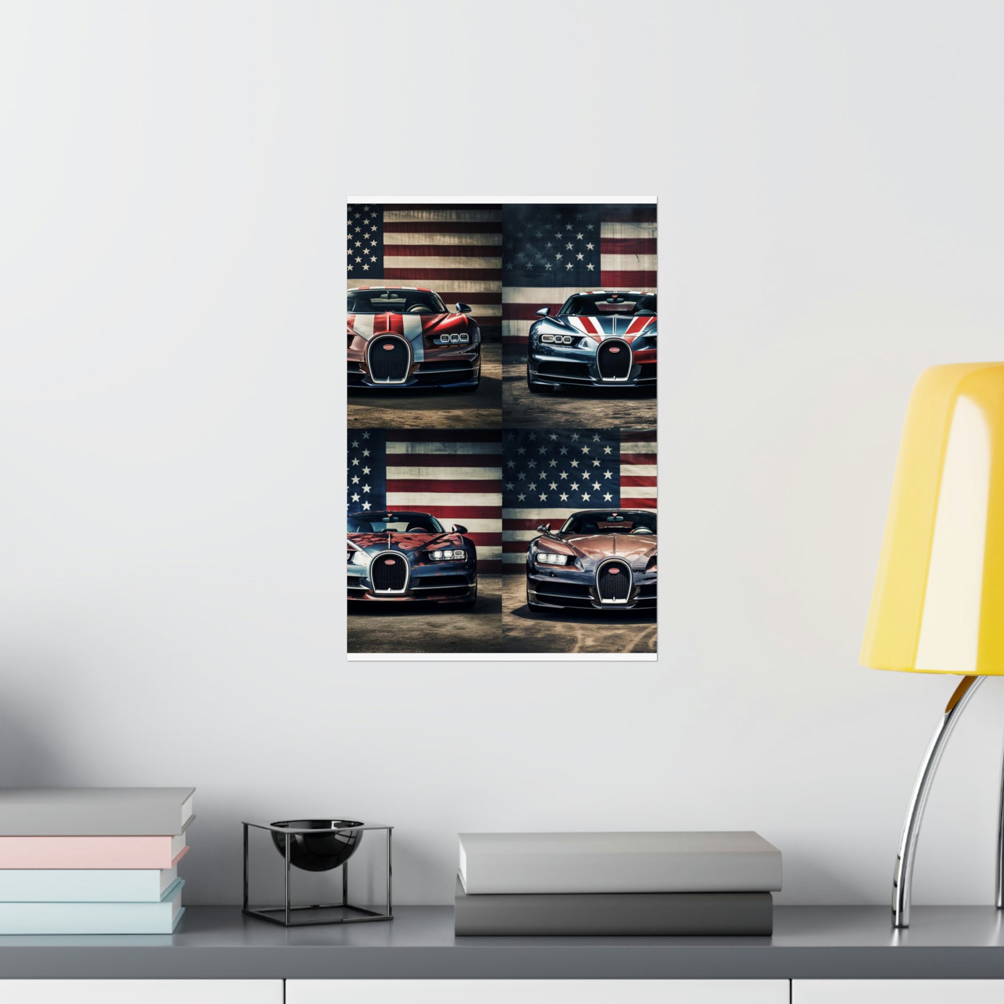 Premium Matte Vertical Posters Bugatti Flag 5