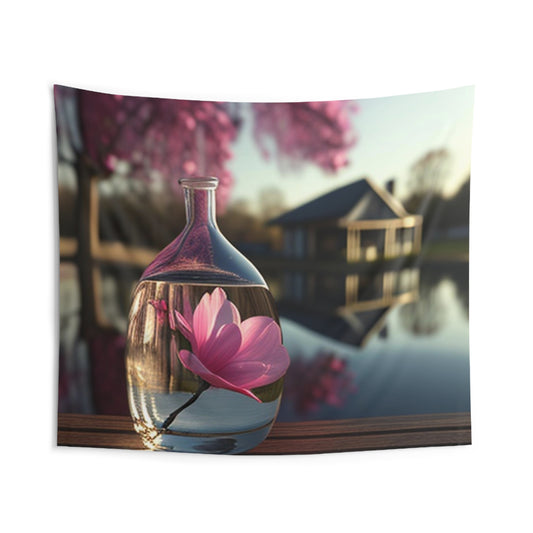 Indoor Wall Tapestries Magnolia in a Glass vase 2